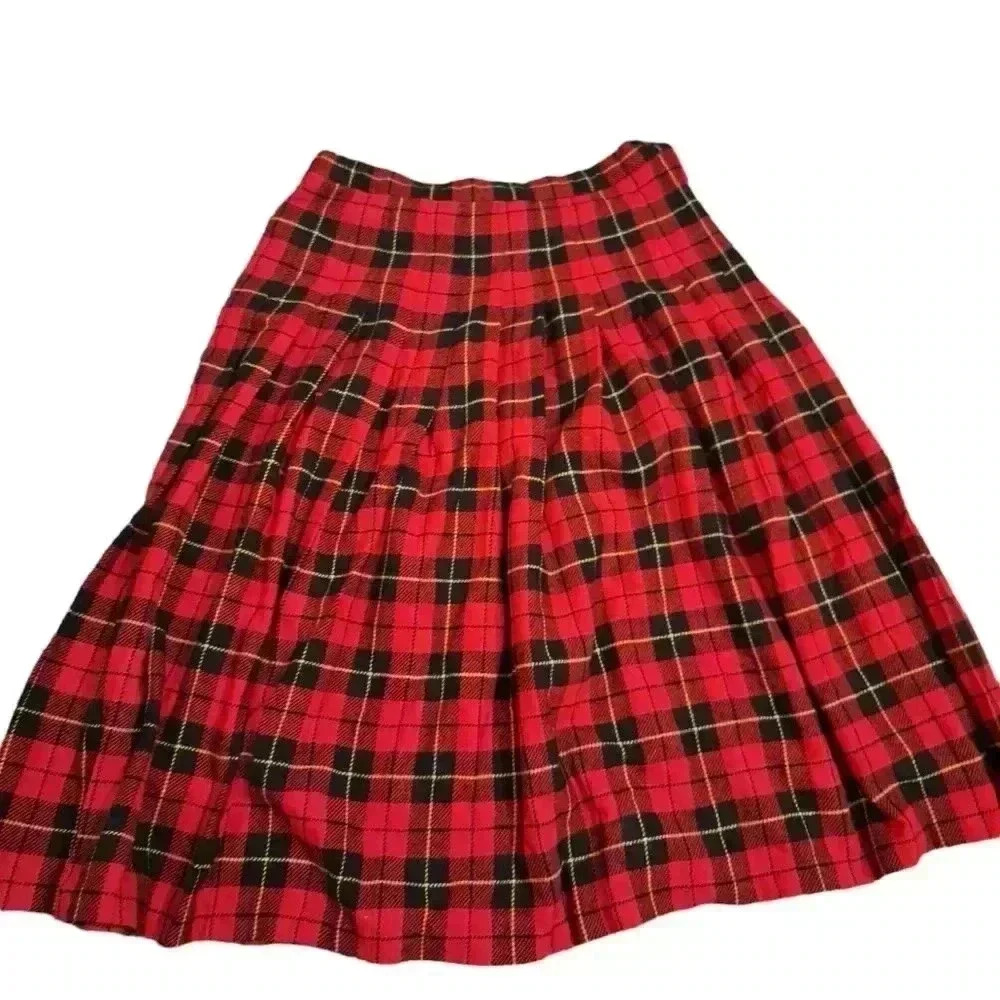 Authentic Wallace Tartan Pendleton Wool Skirt - image 2